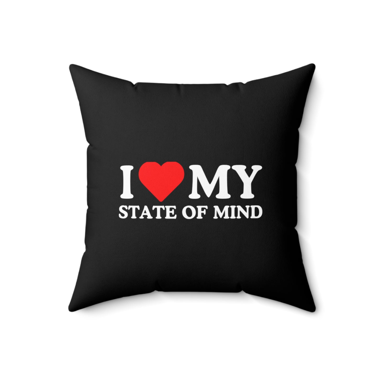 State Of Mind Spun Polyester Square Pillow