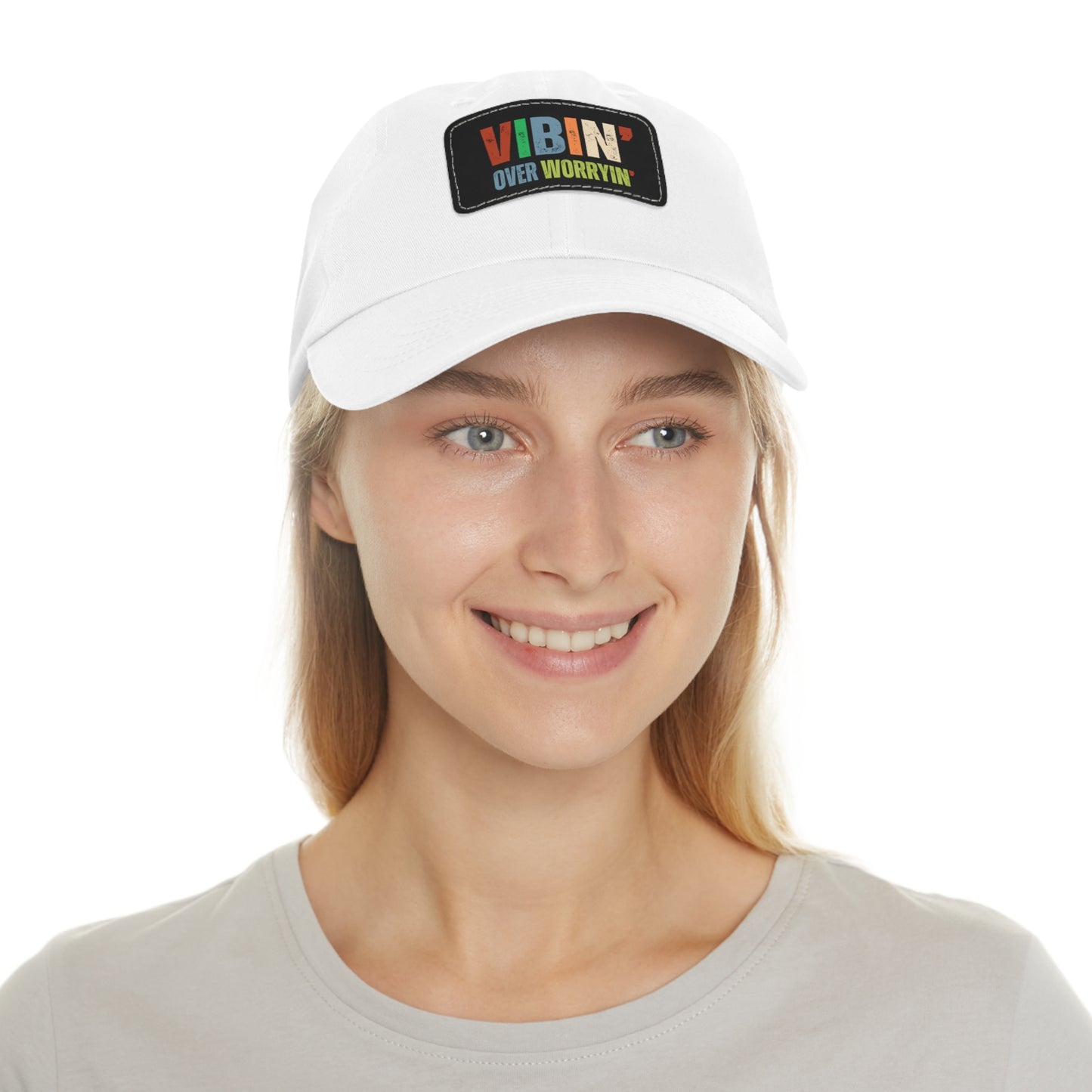 Vibin' Over Worryin' Unisex Hat