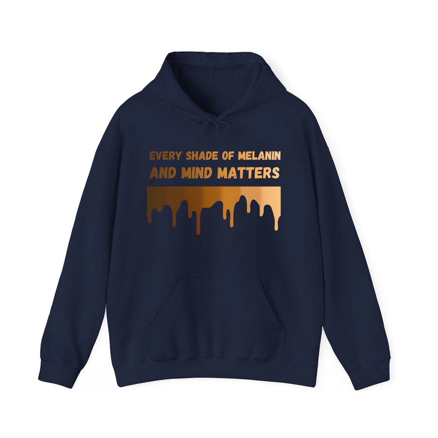 Every Shade Of Melanin Unisex Hooded Sweatshirt