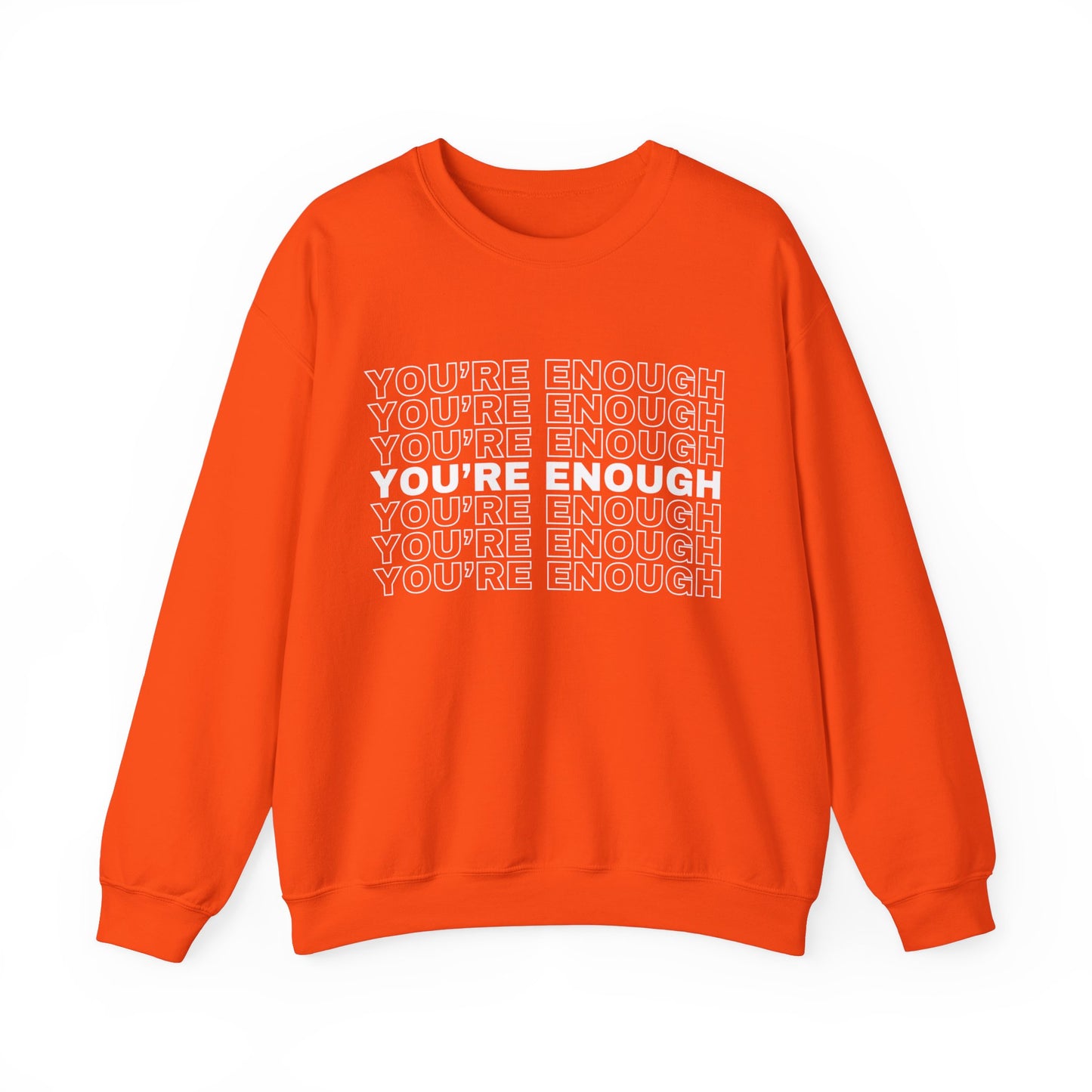 You're Enough Unisex Heavy Blend Crewneck Sweatshirt