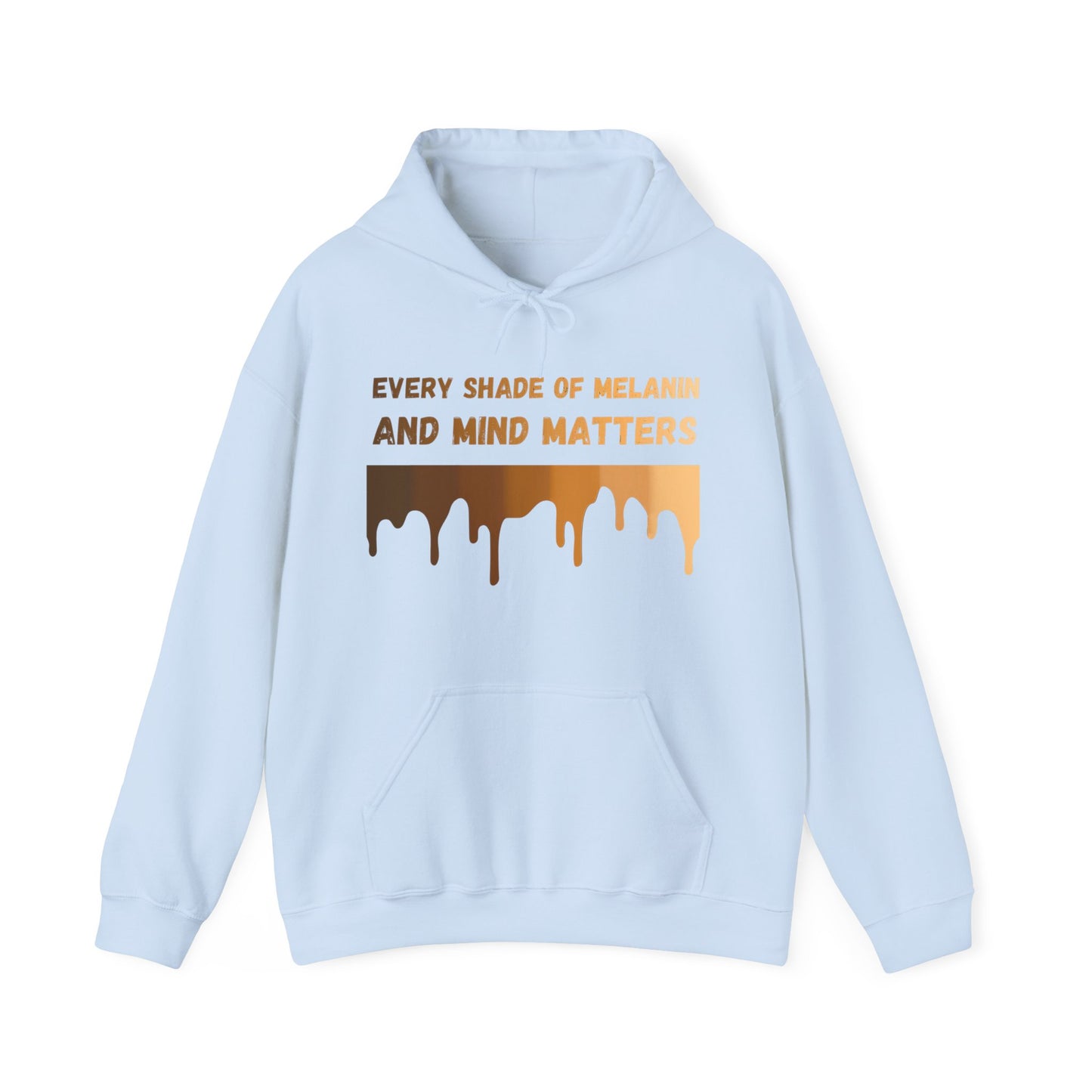 Every Shade Of Melanin Unisex Hooded Sweatshirt