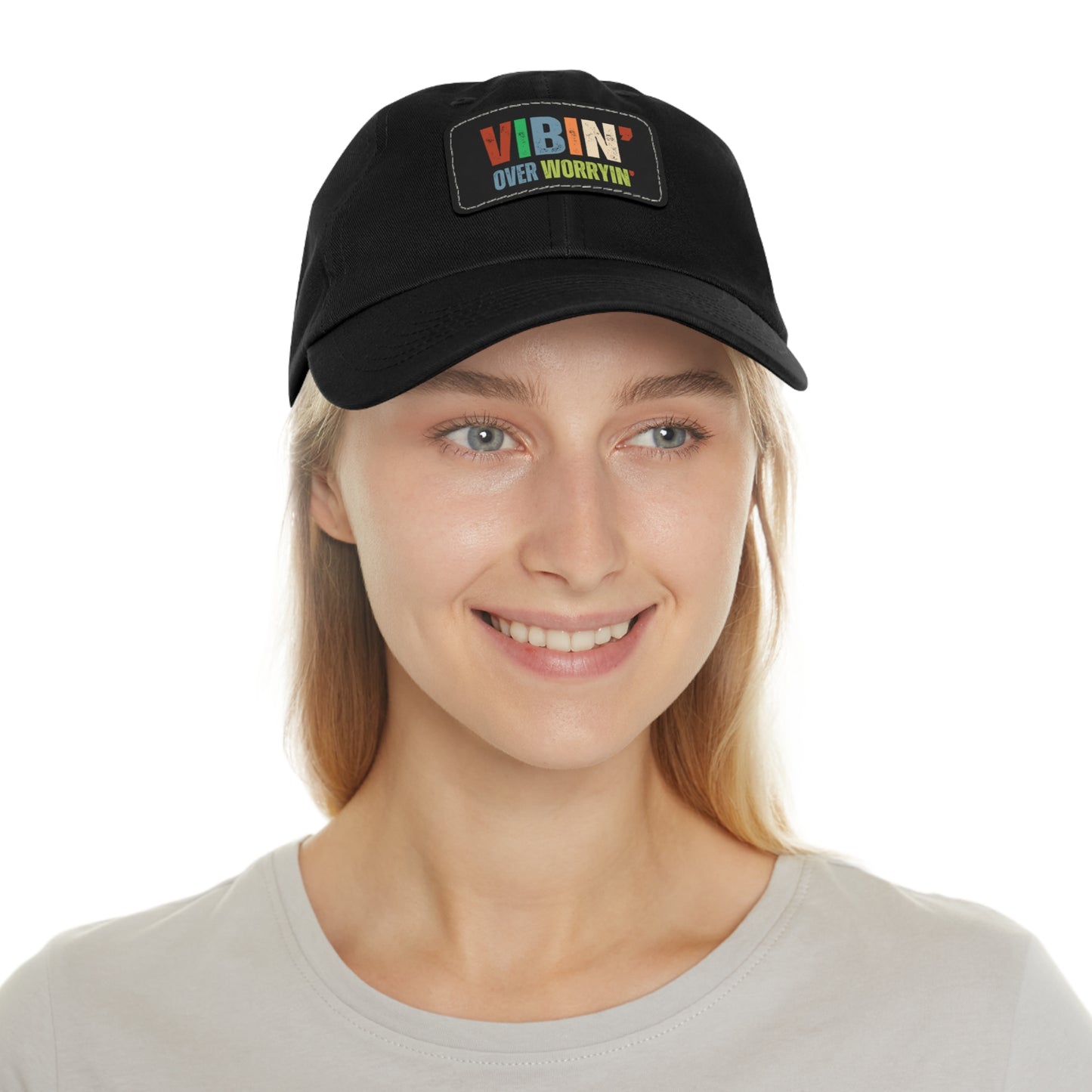 Vibin' Over Worryin' Unisex Hat