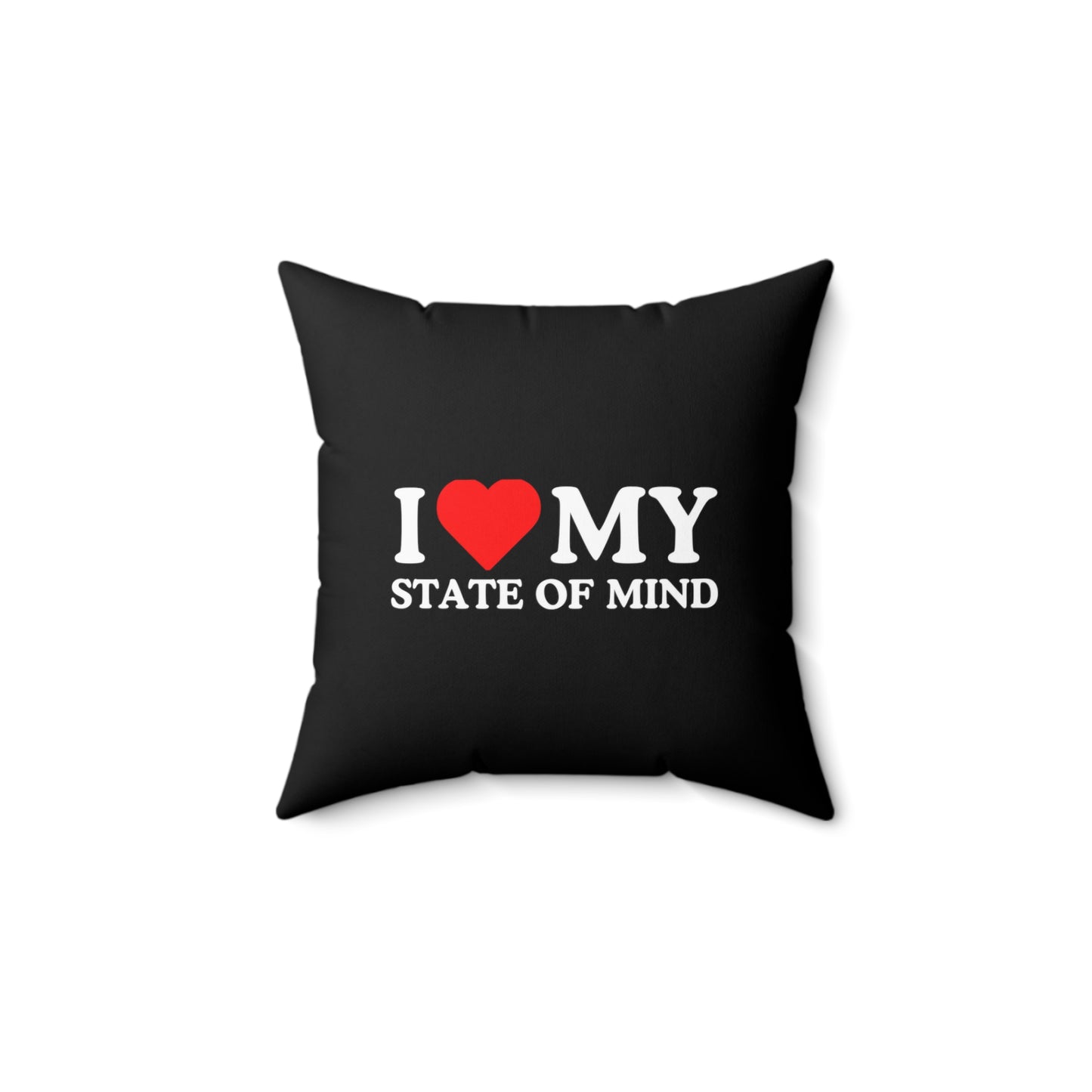 State Of Mind Spun Polyester Square Pillow