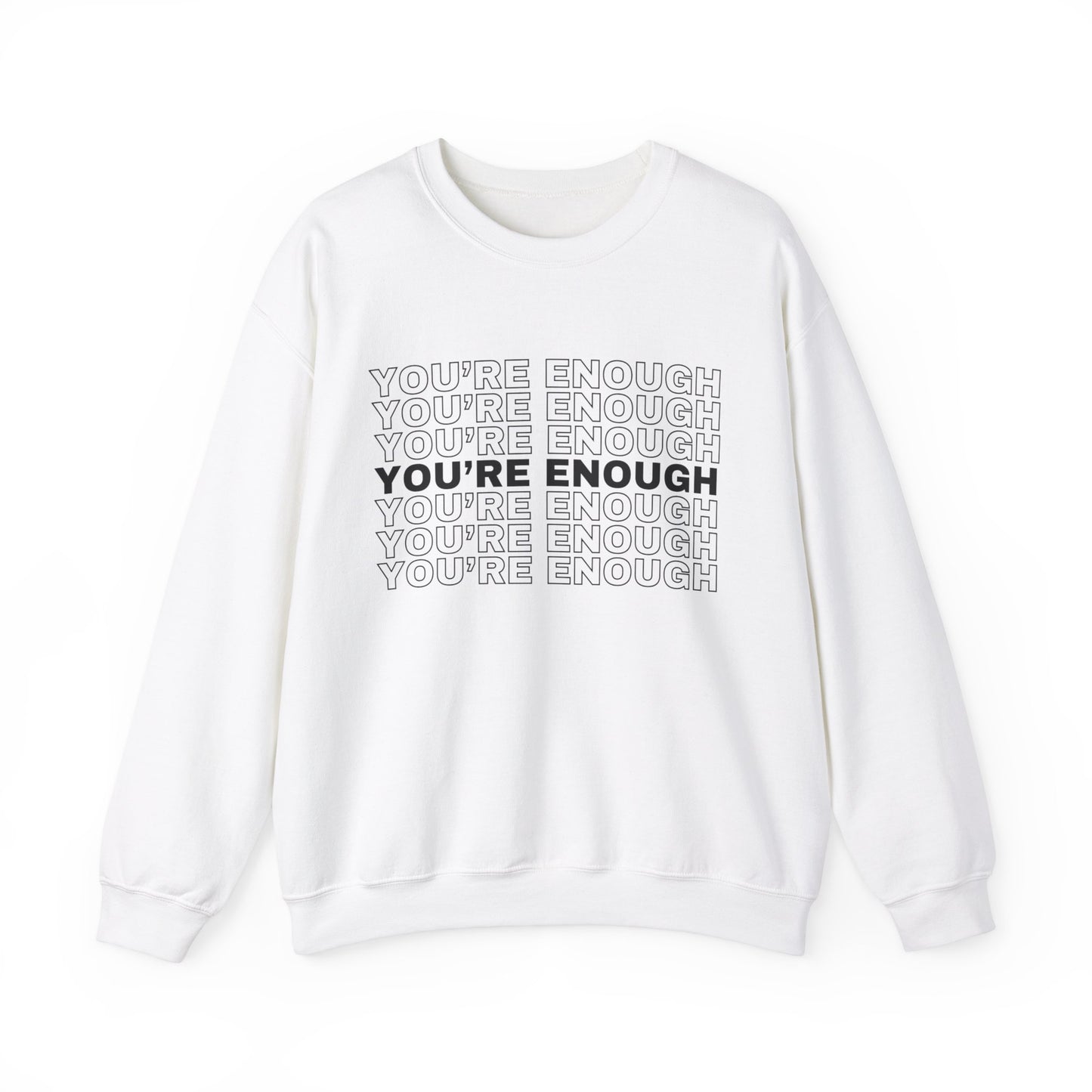 You're Enough Unisex Heavy Blend Crewneck Sweatshirt