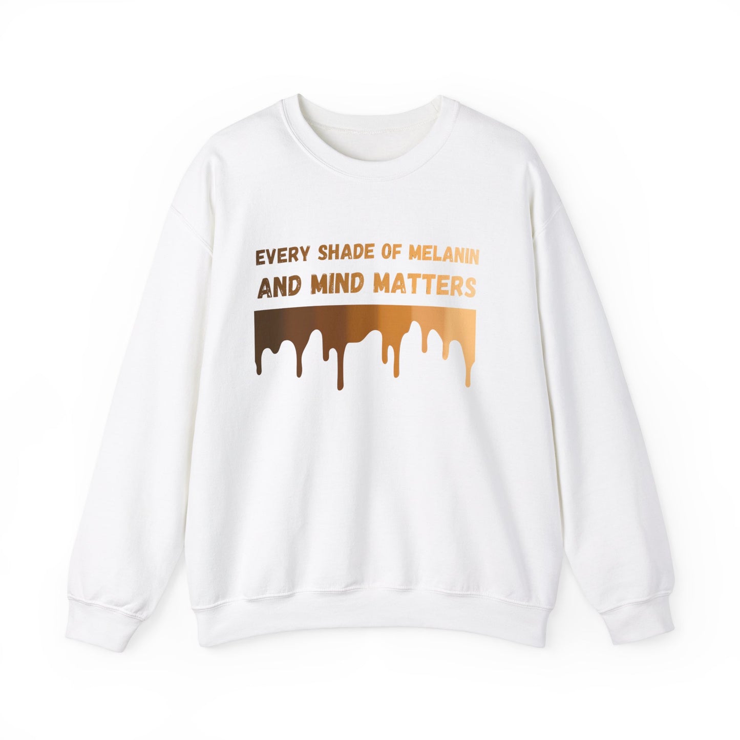 Every Shade Of Melanin Unisex Crewneck Sweatshirt