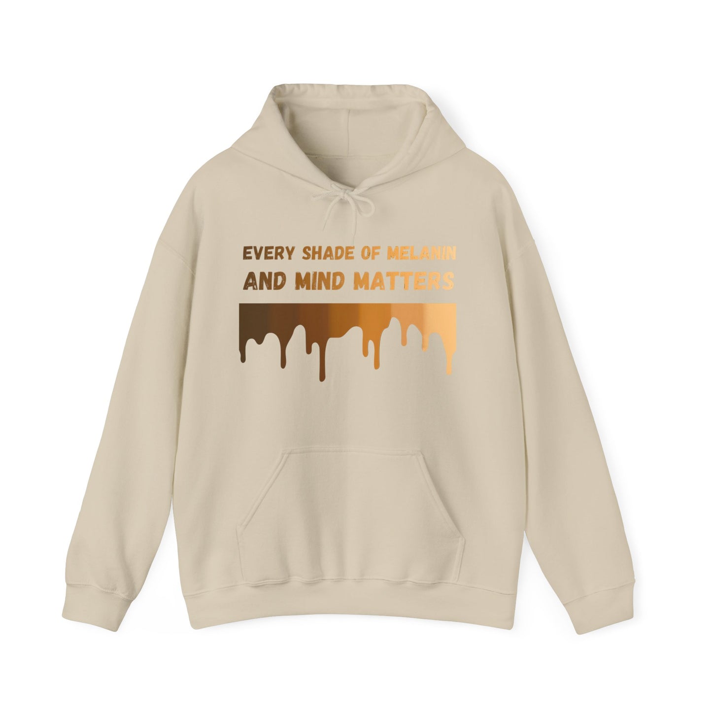 Every Shade Of Melanin Unisex Hooded Sweatshirt